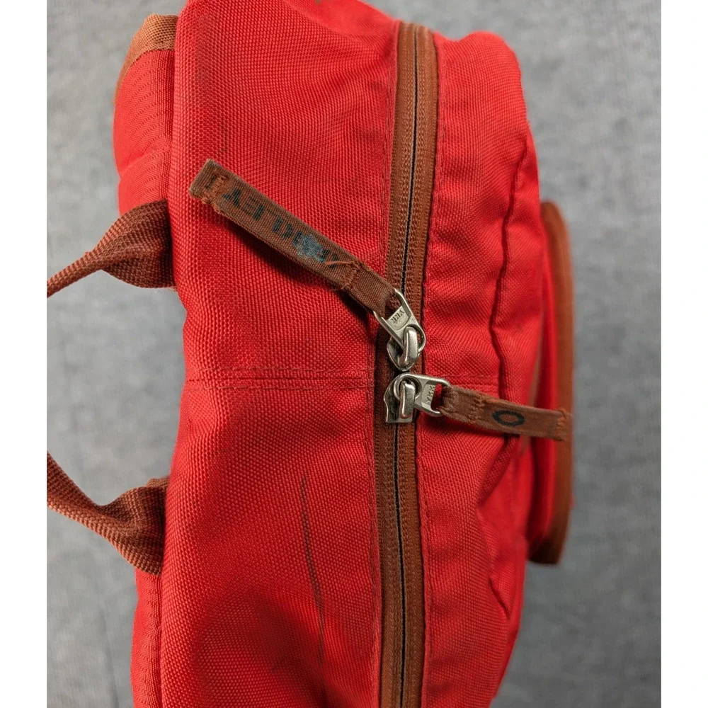 Oakley Works Backpack Vintage Ripstop Utility Pockets Y2K Software Red Thrash